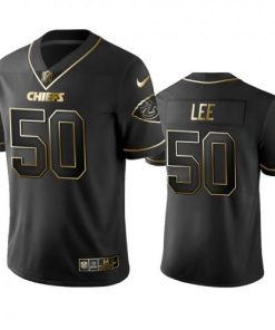 Nike Kansas City Chiefs #50 Darron Lee Black Golden Limited Edition Stitched NFL Jersey