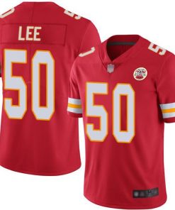 Nike Kansas City Chiefs #50 Darron Lee Red Team Color Stitched NFL Vapor Untouchable Limited Jersey