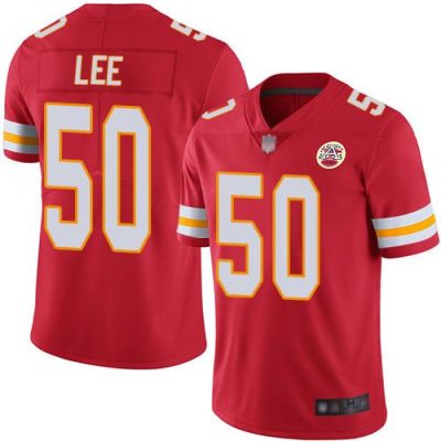 Nike Kansas City Chiefs #50 Darron Lee Red Team Color Stitched NFL Vapor Untouchable Limited Jersey