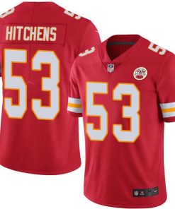 Nike Kansas City Chiefs #53 Anthony Hitchens Red Team Color Stitched NFL Vapor Untouchable Limited Jersey