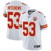 Nike Kansas City Chiefs #53 Anthony Hitchens White Stitched NFL Vapor Untouchable Limited Jersey