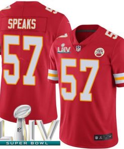 Nike Kansas City Chiefs #57 Breeland Speaks Red Super Bowl LIV 2020 Team Color Stitched NFL Vapor Untouchable Limited Jersey
