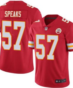 Nike Kansas City Chiefs #57 Breeland Speaks Red Team Color Stitched NFL Vapor Untouchable Limited Jersey