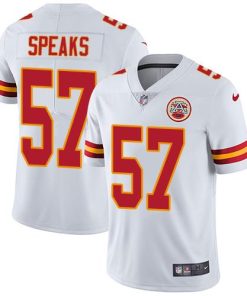 Nike Kansas City Chiefs #57 Breeland Speaks White Stitched NFL Vapor Untouchable Limited Jersey