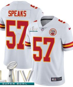 Nike Kansas City Chiefs #57 Breeland Speaks White Super Bowl LIV 2020 Stitched NFL Vapor Untouchable Limited Jersey