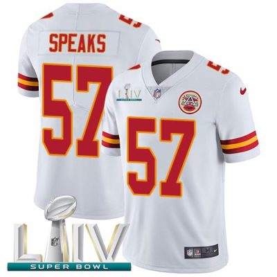 Nike Kansas City Chiefs #57 Breeland Speaks White Super Bowl LIV 2020 Stitched NFL Vapor Untouchable Limited Jersey