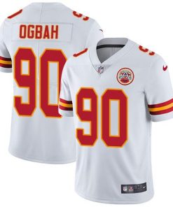 Nike Kansas City Chiefs #90 Emmanuel Ogbah White Stitched NFL Vapor Untouchable Limited Jersey