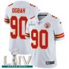 Nike Kansas City Chiefs #90 Emmanuel Ogbah White Super Bowl LIV 2020 Stitched NFL Vapor Untouchable Limited Jersey