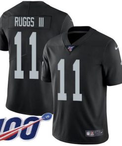 Nike Las Vegas Raiders #11 Henry Ruggs III Black Team Color Stitched NFL 100th Season Vapor Untouchable Limited Jersey