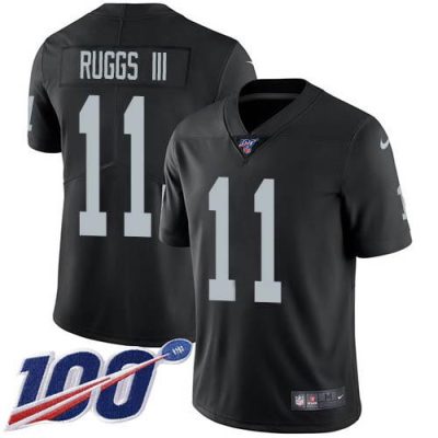 Nike Las Vegas Raiders #11 Henry Ruggs III Black Team Color Stitched NFL 100th Season Vapor Untouchable Limited Jersey