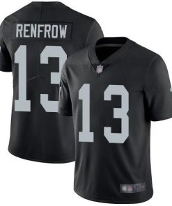 Nike Las Vegas Raiders #13 Hunter Renfrow Black Team Color Stitched NFL Vapor Untouchable Limited Jersey