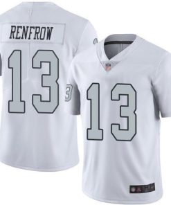 Nike Las Vegas Raiders #13 Hunter Renfrow White Stitched NFL Limited Rush Jersey