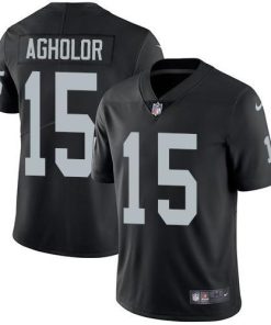 Nike Las Vegas Raiders #15 Nelson Agholor Black Team Color Stitched NFL Vapor Untouchable Limited Jersey