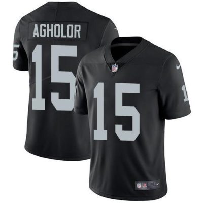 Nike Las Vegas Raiders #15 Nelson Agholor Black Team Color Stitched NFL Vapor Untouchable Limited Jersey