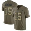 Nike Las Vegas Raiders #15 Nelson Agholor Olive/Camo Stitched NFL Limited 2017 Salute To Service Jersey