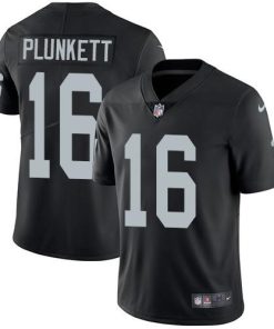 Nike Las Vegas Raiders #16 Jim Plunkett Black Team Color Stitched NFL Vapor Untouchable Limited Jersey