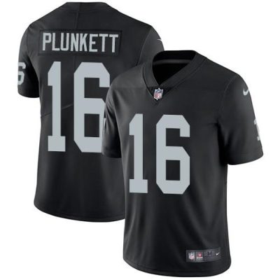 Nike Las Vegas Raiders #16 Jim Plunkett Black Team Color Stitched NFL Vapor Untouchable Limited Jersey