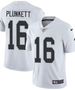 Nike Las Vegas Raiders #16 Jim Plunkett White Stitched NFL Vapor Untouchable Limited Jersey