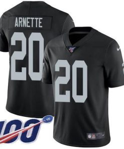 Nike Las Vegas Raiders #20 Damon Arnette Black Team Color Stitched NFL 100th Season Vapor Untouchable Limited Jersey