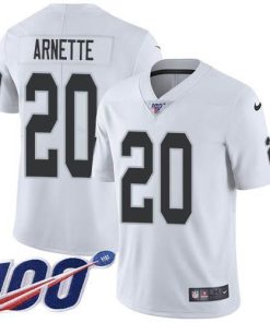 Nike Las Vegas Raiders #20 Damon Arnette White Stitched NFL 100th Season Vapor Untouchable Limited Jersey