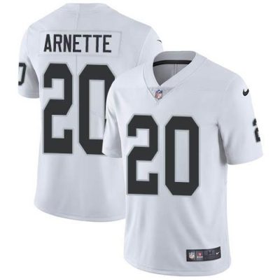 Nike Las Vegas Raiders #20 Damon Arnette White Stitched NFL Vapor Untouchable Limited Jersey