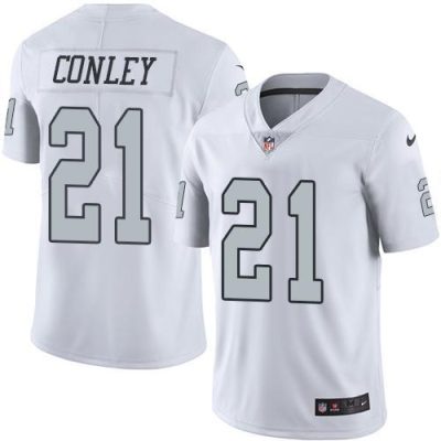 Nike Las Vegas Raiders #21 Gareon Conley White Stitched NFL Limited Rush Jersey