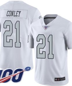 Nike Las Vegas Raiders #21 Gareon Conley White Stitched NFL Limited Rush 100th Season Jersey