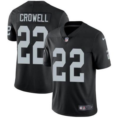 Nike Las Vegas Raiders #22 Isaiah Crowell Black Team Color Stitched NFL Vapor Untouchable Limited Jersey