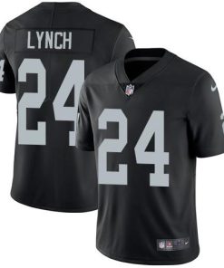 Nike Las Vegas Raiders #24 Marshawn Lynch Black Team Color Stitched NFL Vapor Untouchable Limited Jersey