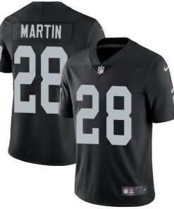 Nike Las Vegas Raiders #28 Doug Martin Black Team Color Stitched NFL Vapor Untouchable Limited Jersey