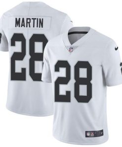 Nike Las Vegas Raiders #28 Doug Martin White Stitched NFL Vapor Untouchable Limited Jersey
