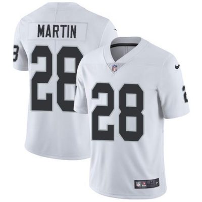 Nike Las Vegas Raiders #28 Doug Martin White Stitched NFL Vapor Untouchable Limited Jersey