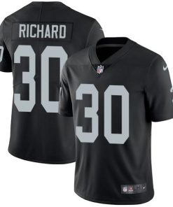 Nike Las Vegas Raiders #30 Jalen Richard Black Team Color Stitched NFL Vapor Untouchable Limited Jersey