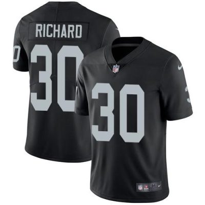 Nike Las Vegas Raiders #30 Jalen Richard Black Team Color Stitched NFL Vapor Untouchable Limited Jersey