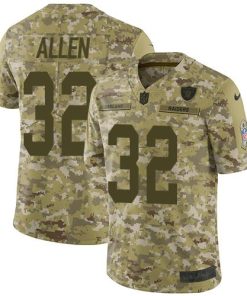 Nike Las Vegas Raiders #32 Marcus Allen Camo Stitched NFL Limited 2018 Salute To Service Jersey
