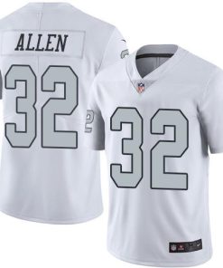 Nike Las Vegas Raiders #32 Marcus Allen White Stitched NFL Limited Rush Jersey