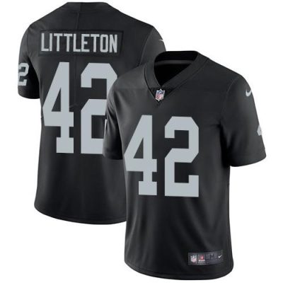 Nike Las Vegas Raiders #42 Cory Littleton Black Team Color Stitched NFL Vapor Untouchable Limited Jersey