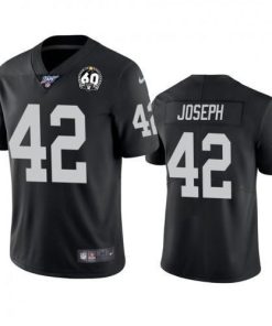 Nike Las Vegas Raiders #42 Karl Joseph Black 60th Anniversary Vapor Limited Stitched NFL 100th Season Jersey