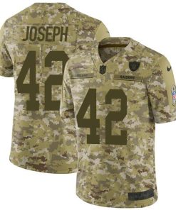 Nike Las Vegas Raiders #42 Karl Joseph Camo Stitched NFL Limited 2018 Salute To Service Jersey