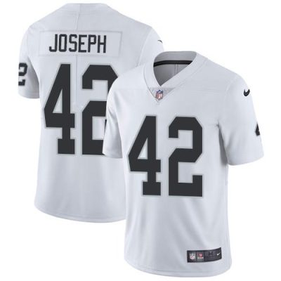 Nike Las Vegas Raiders #42 Karl Joseph White Stitched NFL Vapor Untouchable Limited Jersey