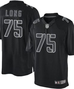 Nike Las Vegas Raiders #75 Howie Long Black Stitched NFL Impact Limited Jersey
