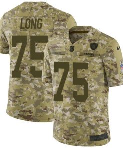 Nike Las Vegas Raiders #75 Howie Long Camo Stitched NFL Limited 2018 Salute To Service Jersey