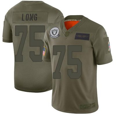 Nike Las Vegas Raiders #75 Howie Long Camo Stitched NFL Limited 2019 Salute To Service Jersey