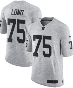 Nike Las Vegas Raiders #75 Howie Long Gray Stitched NFL Limited Gridiron Gray II Jersey