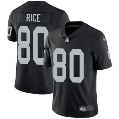 Nike Las Vegas Raiders #80 Jerry Rice Black Team Color Stitched NFL Vapor Untouchable Limited Jersey