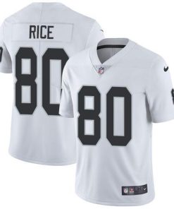 Nike Las Vegas Raiders #80 Jerry Rice White Stitched NFL Vapor Untouchable Limited Jersey