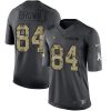 Nike Las Vegas Raiders #84 Antonio Brown Black Stitched NFL Limited 2016 Salute To Service Jersey