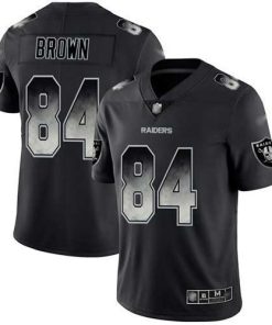 Nike Las Vegas Raiders #84 Antonio Brown Black Stitched NFL Vapor Untouchable Limited Smoke Fashion Jersey