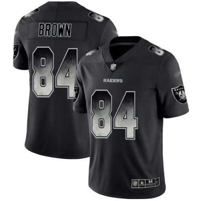 Nike Las Vegas Raiders #84 Antonio Brown Black Stitched NFL Vapor Untouchable Limited Smoke Fashion Jersey