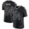 Nike Las Vegas Raiders #84 Antonio Brown Lights Out Black Stitched NFL Limited Rush Jersey